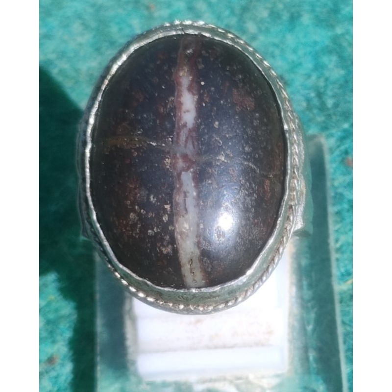 BATU AKIK HASAN BADAR BESI TAPAK JALAK SERAMBUT TEMBUS NEMPEL MAGNET