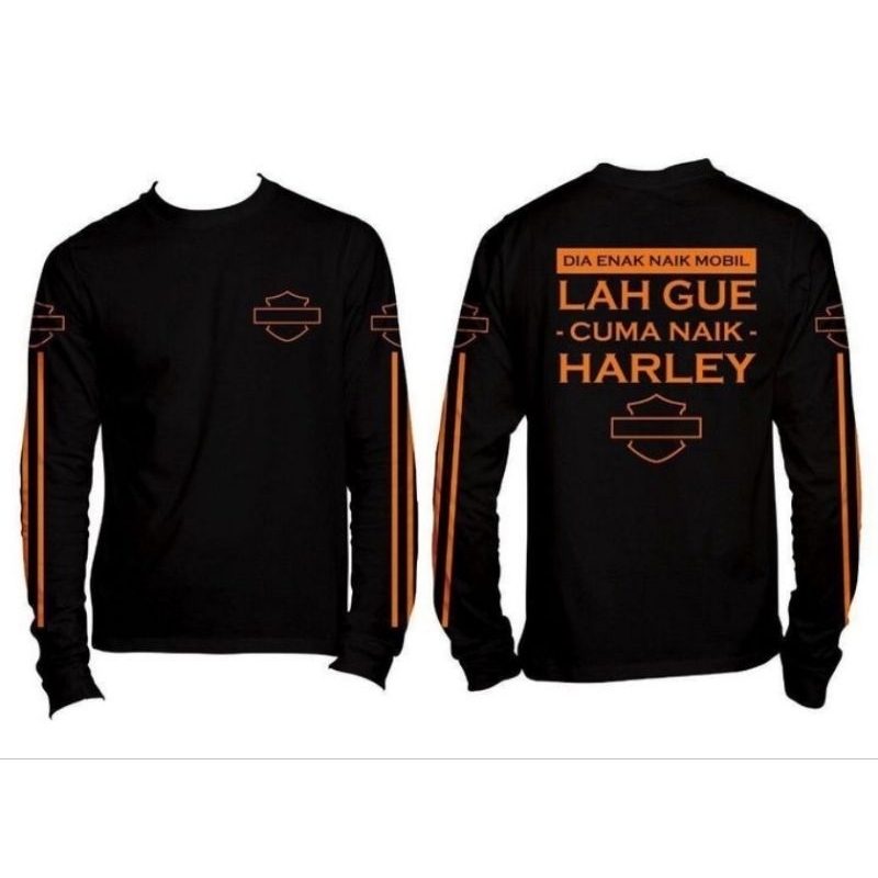 Baju harley davidson long sleeve FULL TAG