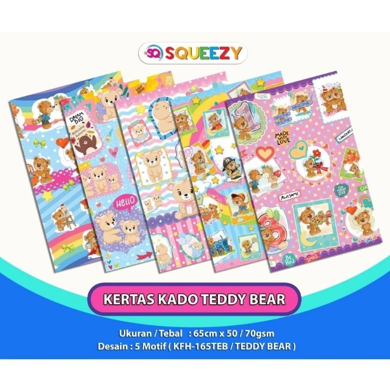

[KRUCIL12] Kertas Kado Squeezy Ecer - Packing Kertas Kado