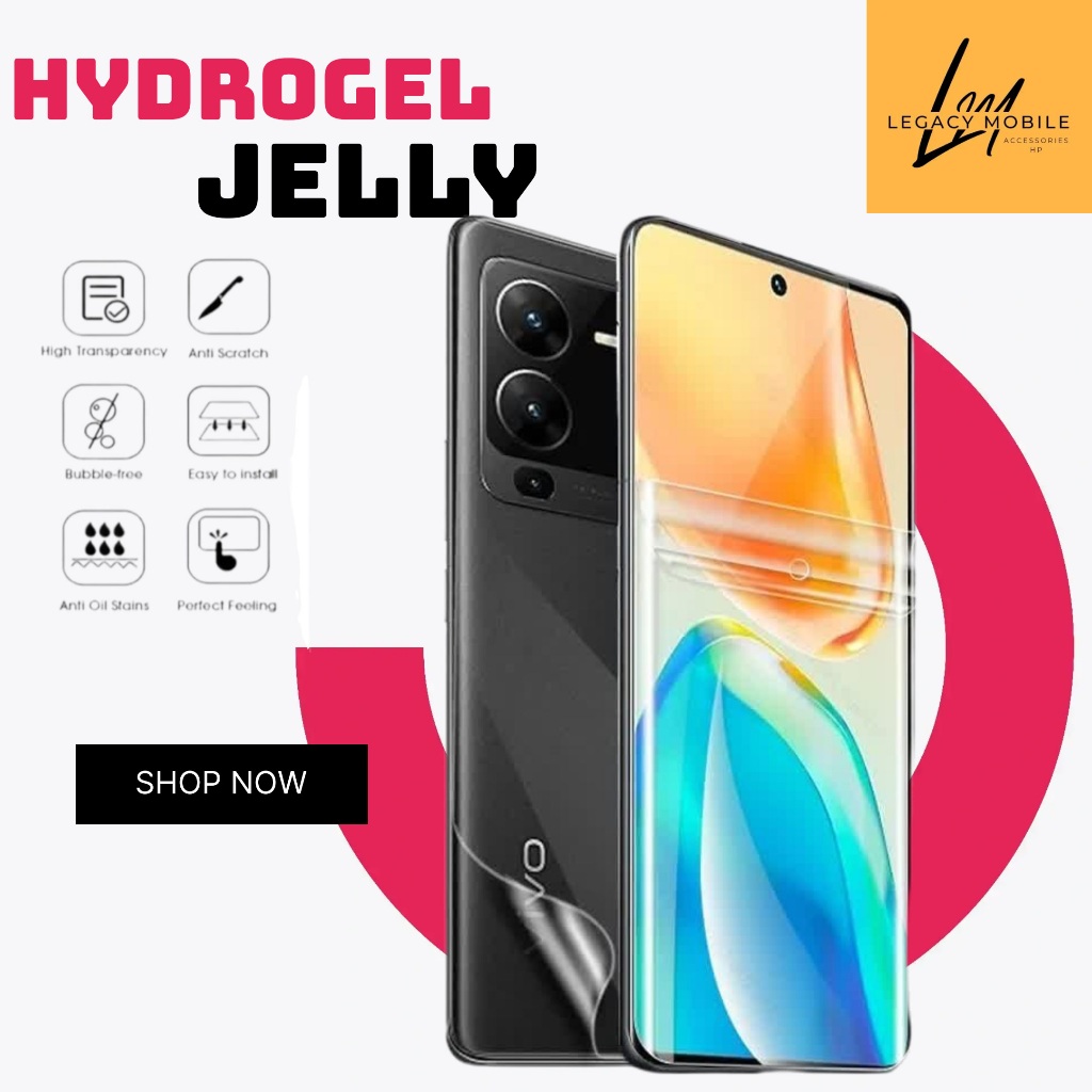 Anti gores Hydrogel clear Oppo Reno 11F 5G pelindung layar jelly