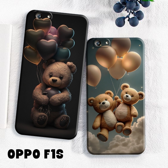 Case Hp - Oppo F1S  - Casing Hp - Oppo F1S - External_acc - Case Motif Bear Cartton - Fashion Case E