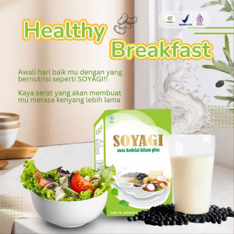 

SOYAGI Susu Diet Pelangsing Badan Susu Kedelai Hitam Plus