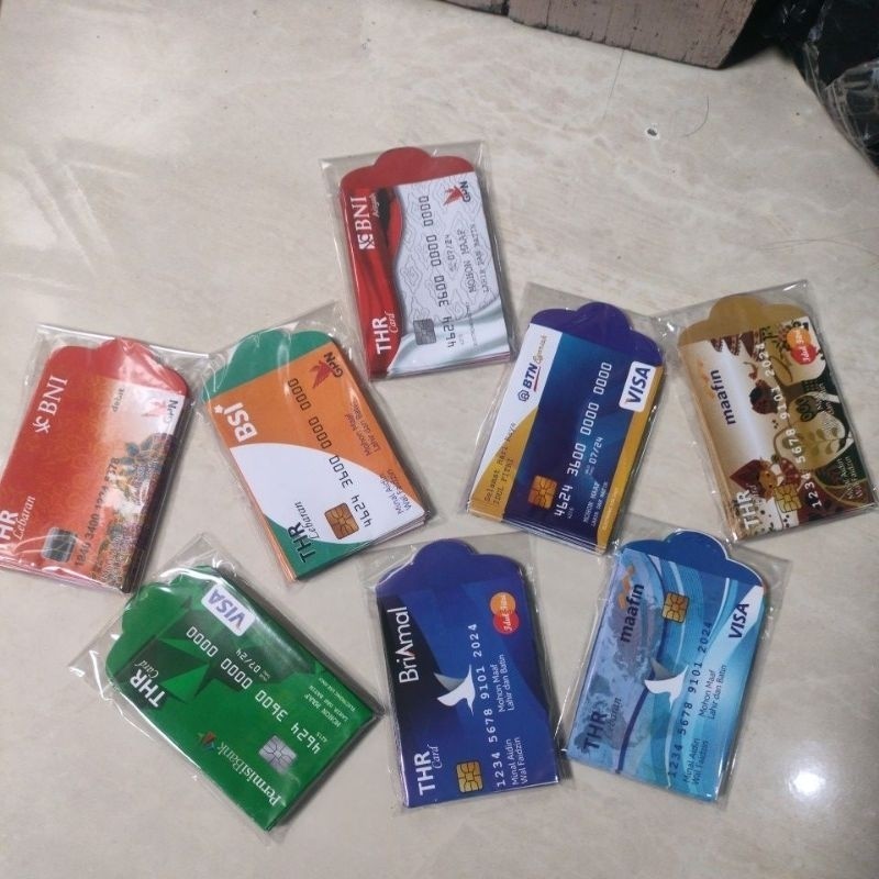 

READY STOK] Amplop lebaran 2024 motif ATM motif mix campur uk.6,5×10 100 pcs