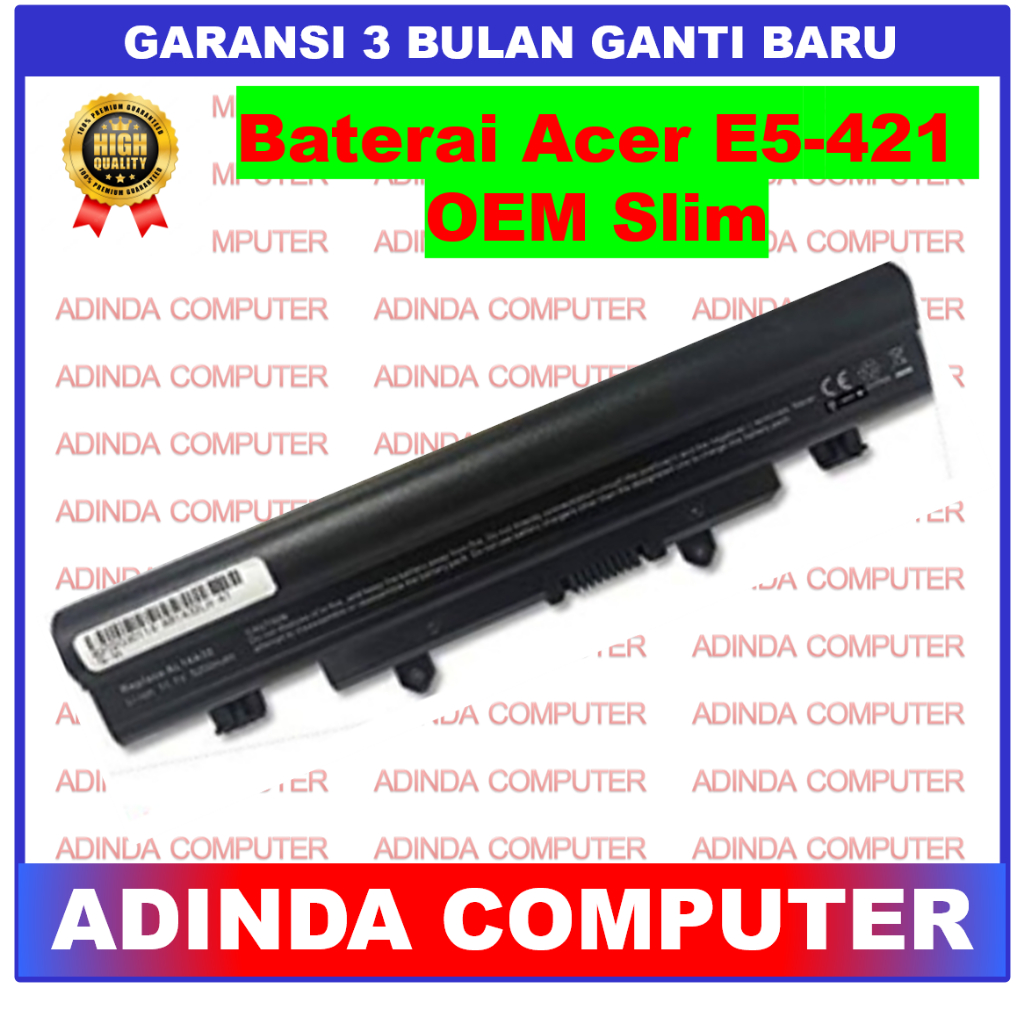 Baterai Acer Aspire E14 E5-421 E5-421G E5-471 E5-471G  Extensa 2509 2510 2510G EX2509 EX2510 EX2510G