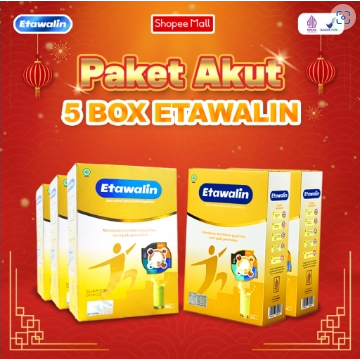 

Etawalin 5 Box - Susu Etawa Premium Cegah Pengapuran Tulang, Nyeri Sendi dan Rematik 100% Original