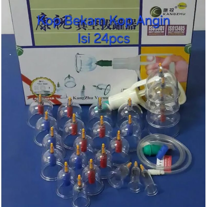 Kop Bekam Kop Angin Alat bekam Kangzu kangzhu isi 24pcs