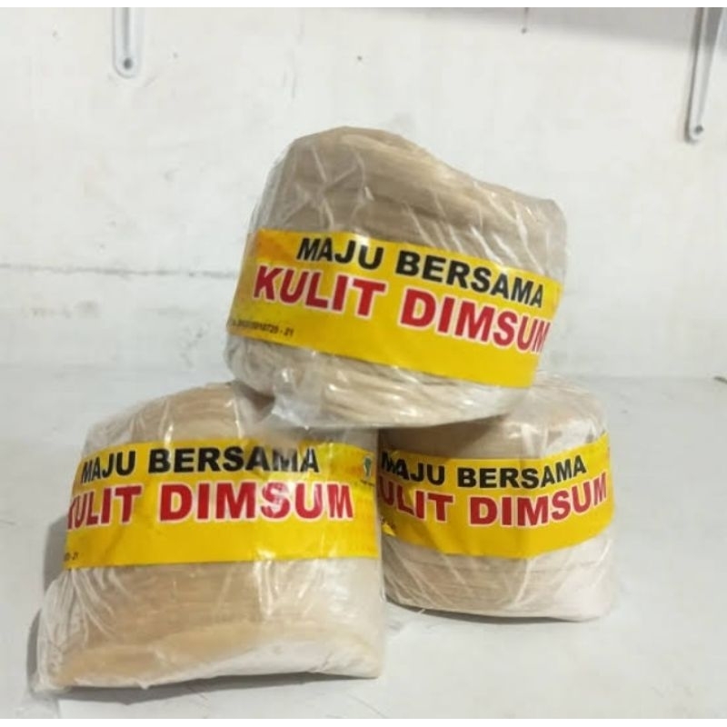 

MAJU BERSAMA Kulit Dimsum Putih Tipis Untuk Gyoza / Siomay / Dumpling | Isi 100 Lembar