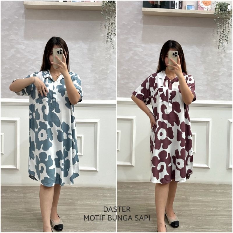 SweetDreams - Baju Tidur Daster Kancing Depan Wanita Merk Yeong Gi - Bahan Premium Rayon Bumil Busui