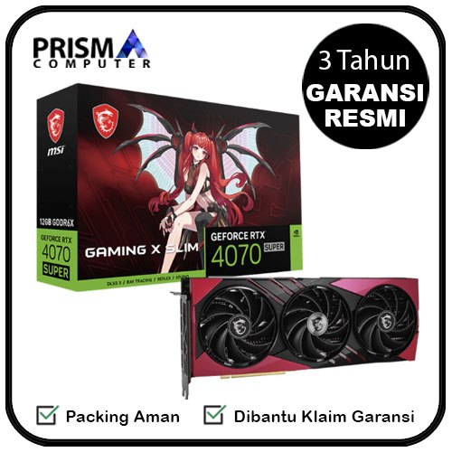 VGA MSI  RTX 4070 SUPER 12G GAMING X SLIM MLG 12GB GDDR6X