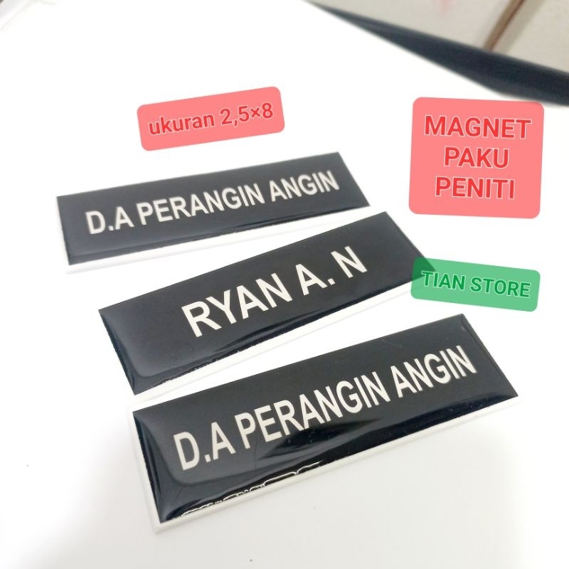 

Papan Nama/Nametag standart TNI Viber Coting