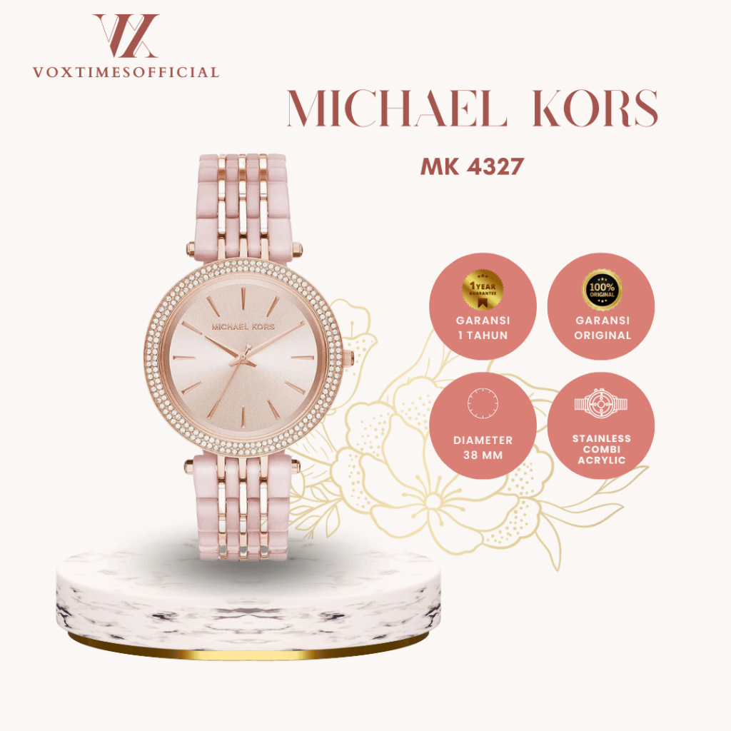 VOXTIMES -- Jam Tangan Wanita MK Type MK-4327 Garansi 1 tahun