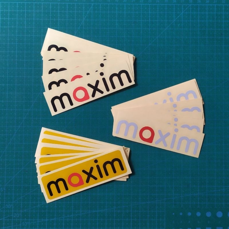 Stiker Maxim Cutting Reflective