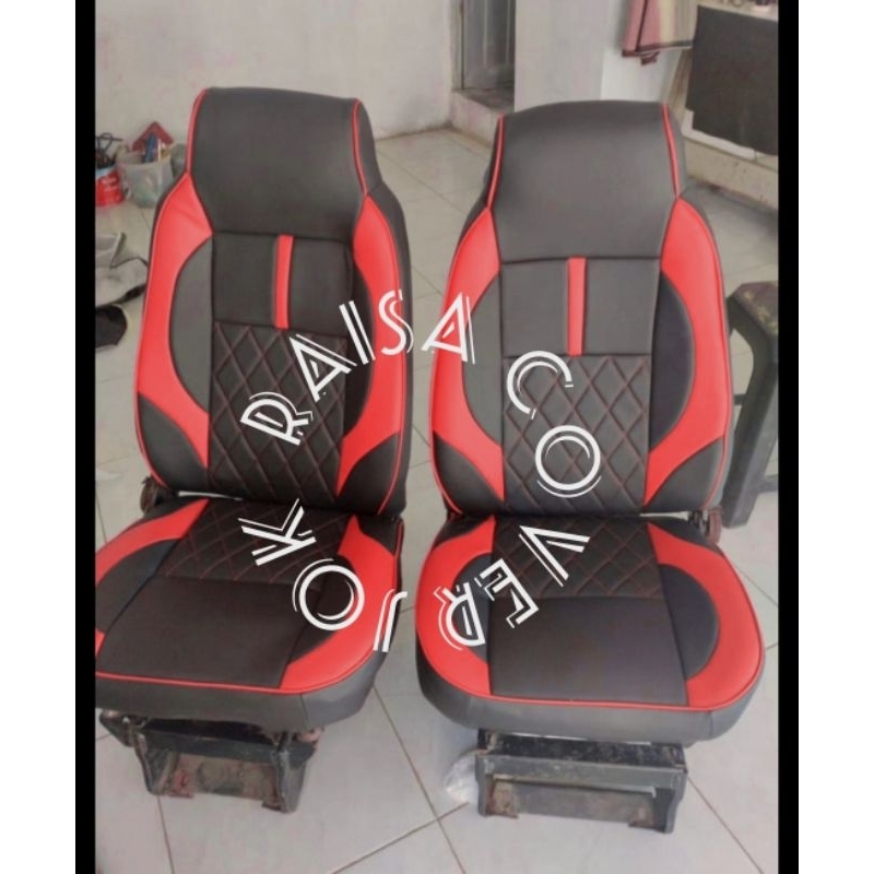 sarung jok mobil truk Hino 500 bonus sarung stir / Fuso fighter / Fuso 220ps / Hino Lohan / Giga tro