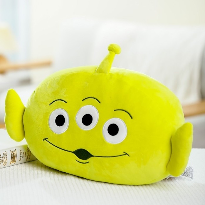 Boneka Bantal Toy Story Lucu - MINISO Toy Story Pillow (Alien)