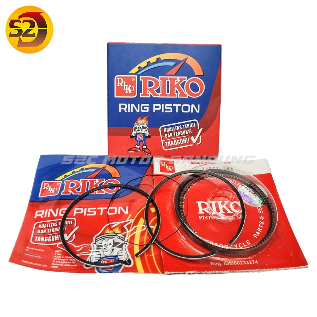 RING SEHER RING PISTON MOTOR SUZUKI SPIN 125 SKYWAVE SKYDRIVE SATRIA 2 TAK RIKO