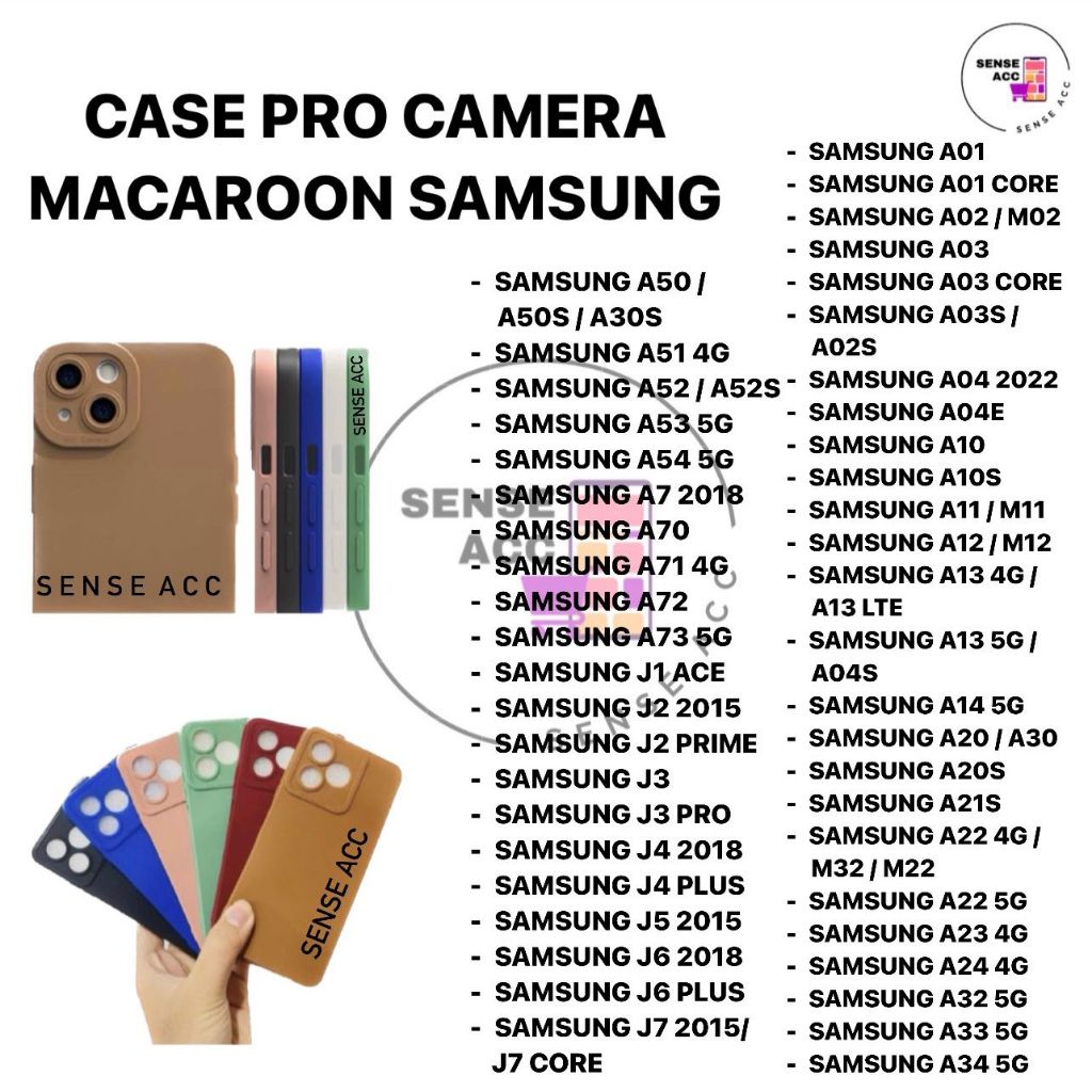 CASE PRO CAMERA 3D SAMSUNG A50 A50S A30S A51 4G A52 A52S A53 5G A54 5G A7 2018 A70 A71 4G A72 A73 5G