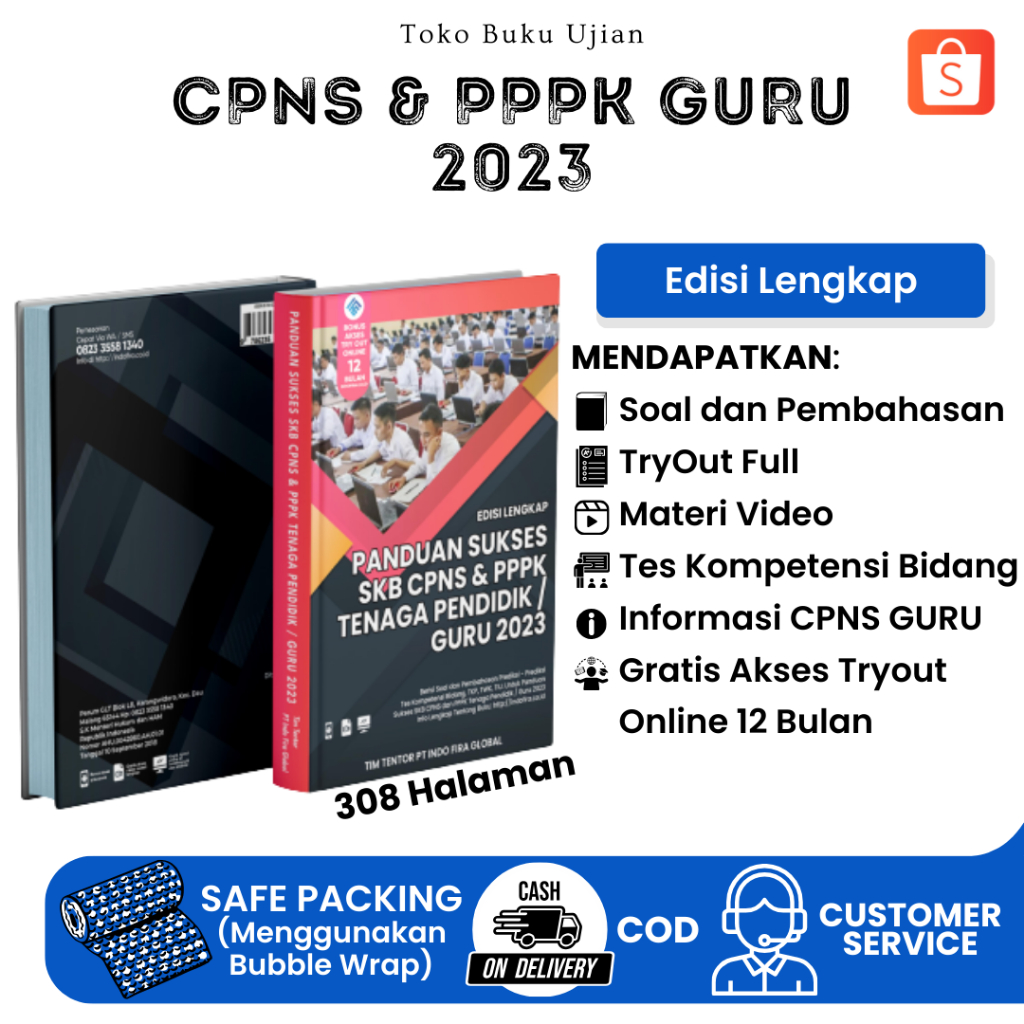 TERLENGKAP Buku TERBARU PANDUAN SUKSES SKB CPNS & PPPK TENAGA PENDIDIK/GURU 2024 (Edisi Lengkap)