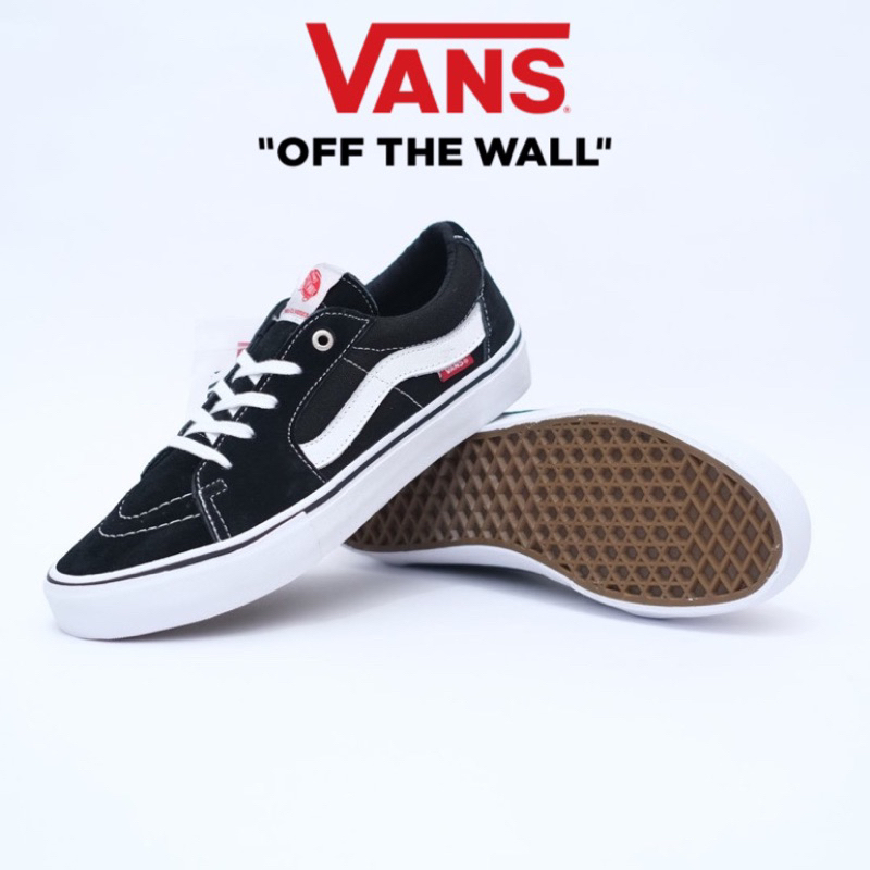 VANS SK8 LOW PRO BLACK WHITE ORIGINAL