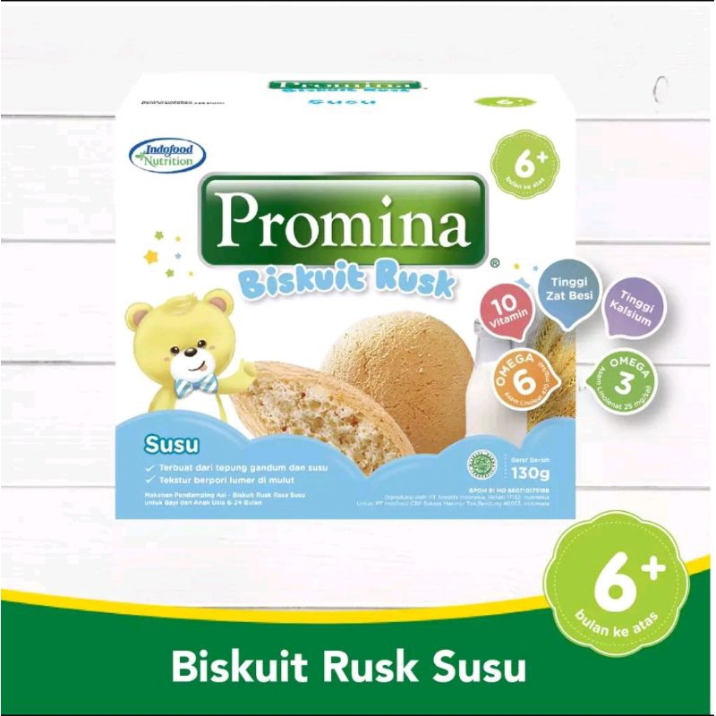 Promina Biskuit Rusk Susu MPASI Anak Bayi