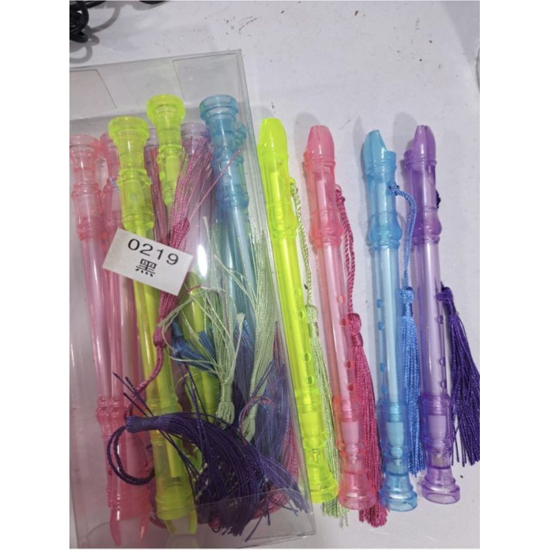 

pen gel bentuk sruling rumbai isi 12