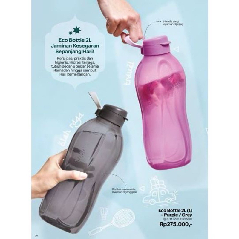 Eco Bottle 2L tupperware