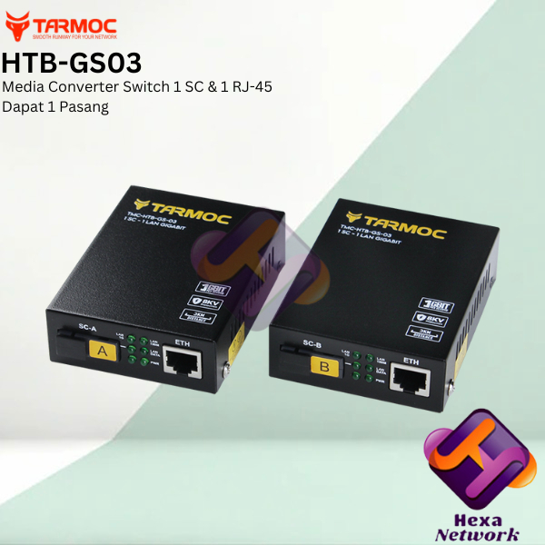 Media Converter Tarmoc HTB GS03 HTB-GS03 Gigabit Single mode