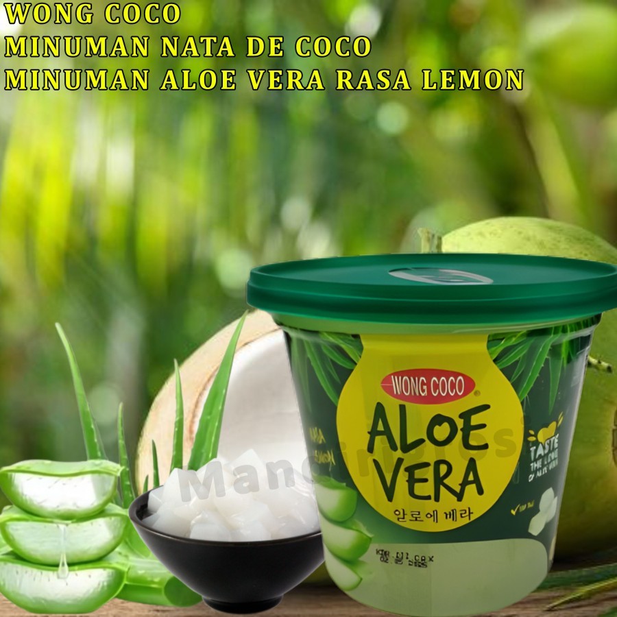 

Nata De Coco *Wong Coco * Minuman Aloevera * Rasa Lemon 1kg