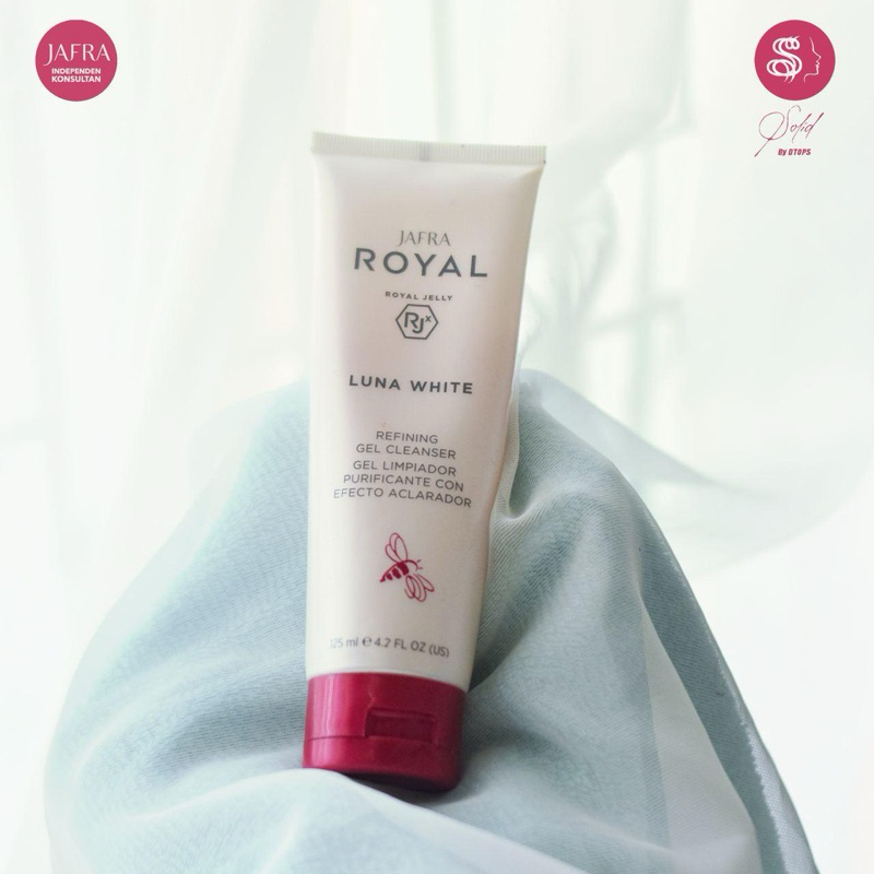 Jafra Luna White Refining Gel Cleanser Pembersih Muka Luna White Jafra Sabun Cuci Muka Luna White Ja