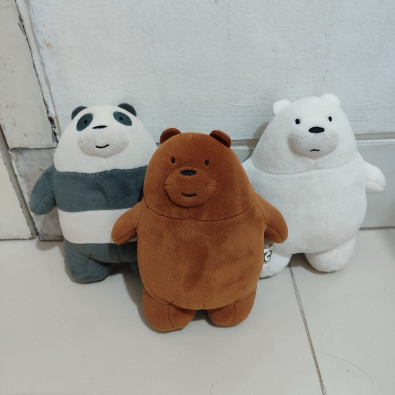 Preloved Official We Bare Bears Original Cartoon Network Dolls/Plush/Boneka