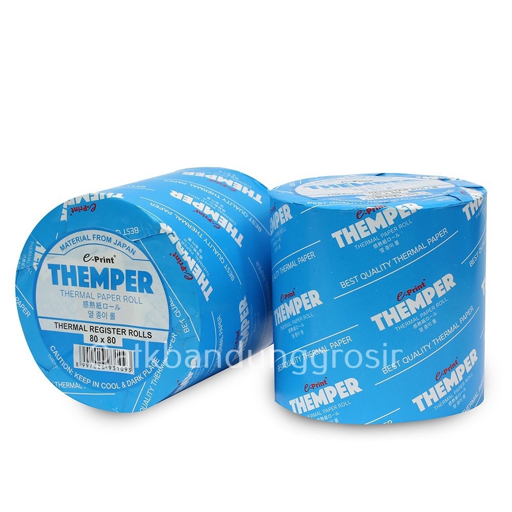 

E-print Thermal Paper Roll 80 x 80 Coreless Kertas Struk Cash Register – Roll