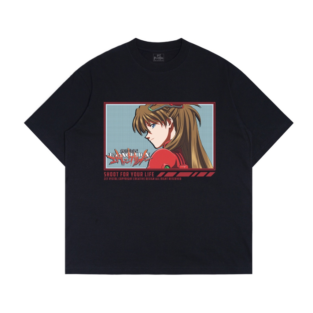Zetpistol Kaos tshirt anime unisex regular Shinseiki Evangelion Neon Genesis Evangelion