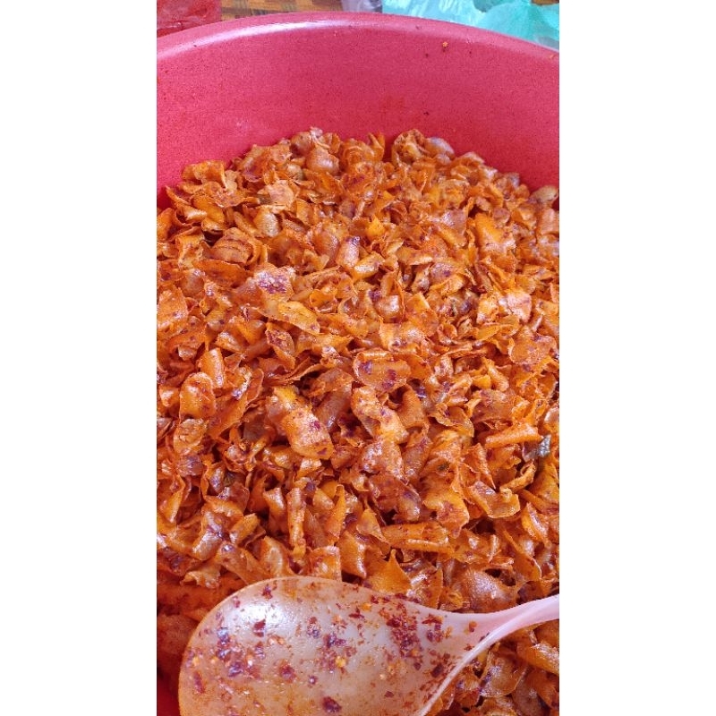 

kripik ubi pedas nagih 1 kg