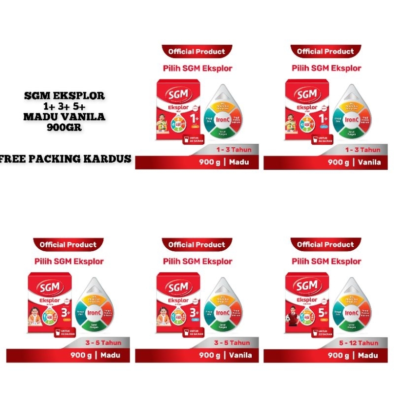 {PROMO } SGM EKSPLOR SOYA 1+ 700gr ISOPROY SOY & SGM EKSPLOR 1+ 3+ 5+ 900GR