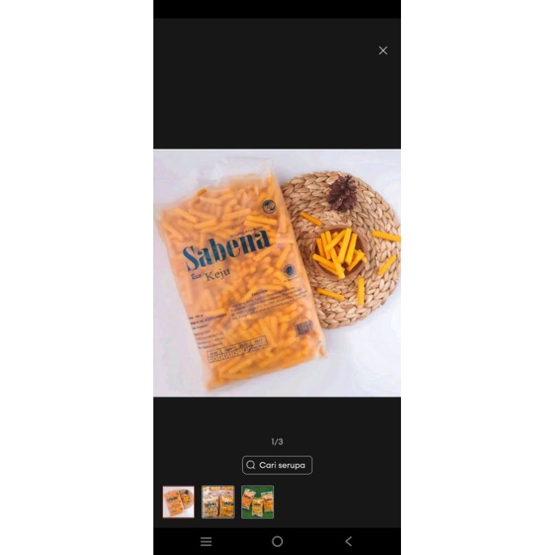 

Snack Sabena 360gr