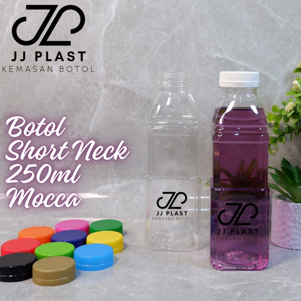 ISI 50 Botol Plastik SN 250ml Mocca/Botol 250ml/Botol Plastik/Botol Murah // FREE KARDUS