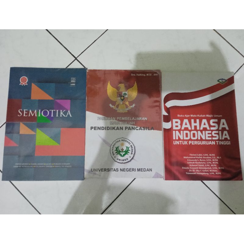 Buku MKU MKDK Semiotika Pendidikan Pancasila Bahasa Indonesia UNIMED