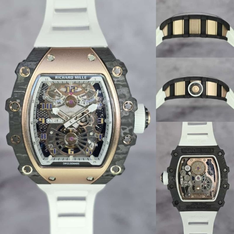 Jam tangan Automatic Swiss RM 21-02 Aerodyne Carbon Sapphire fullset