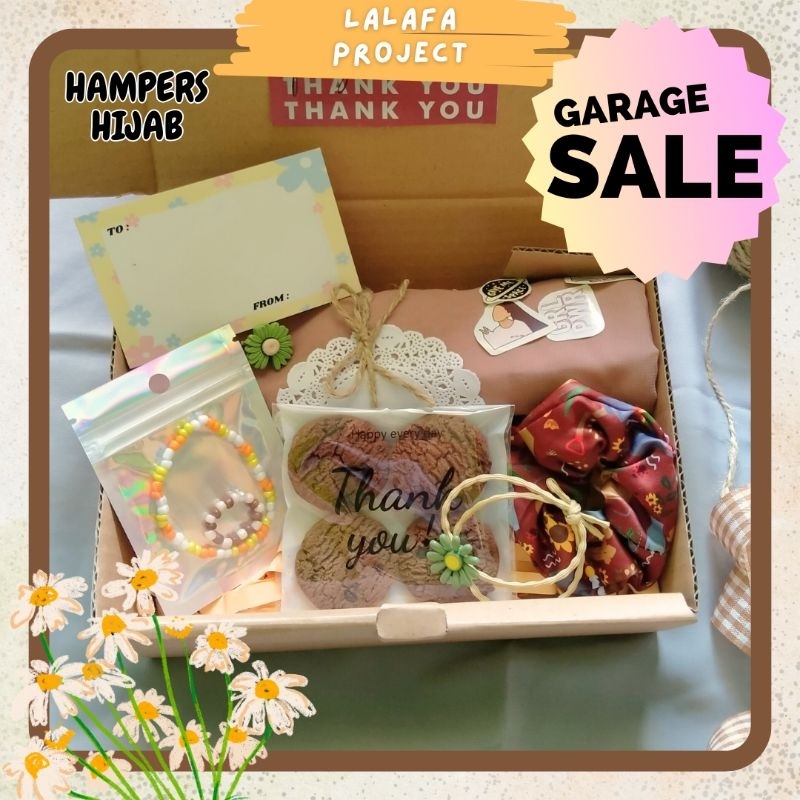 

[COD] Hampers Gift Box Hijab Bella Square | Cuci Gudang | Hampers Murah Diskon Low Budget Lalafa Project