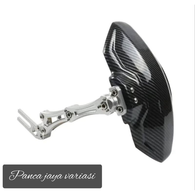 MudGuard Belakang Motor Universal/ MudGuard Motor mudguard carbon CNC universal mud guard penahan lu