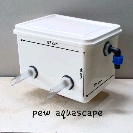 filter akuarium ember filter kolam ikan kolam koi aquarium media filter lengkap akuarium box filter 