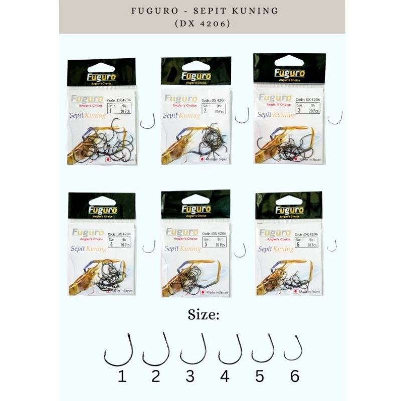 MATA KAIL UDANG SEPIT KUNING FUGURO