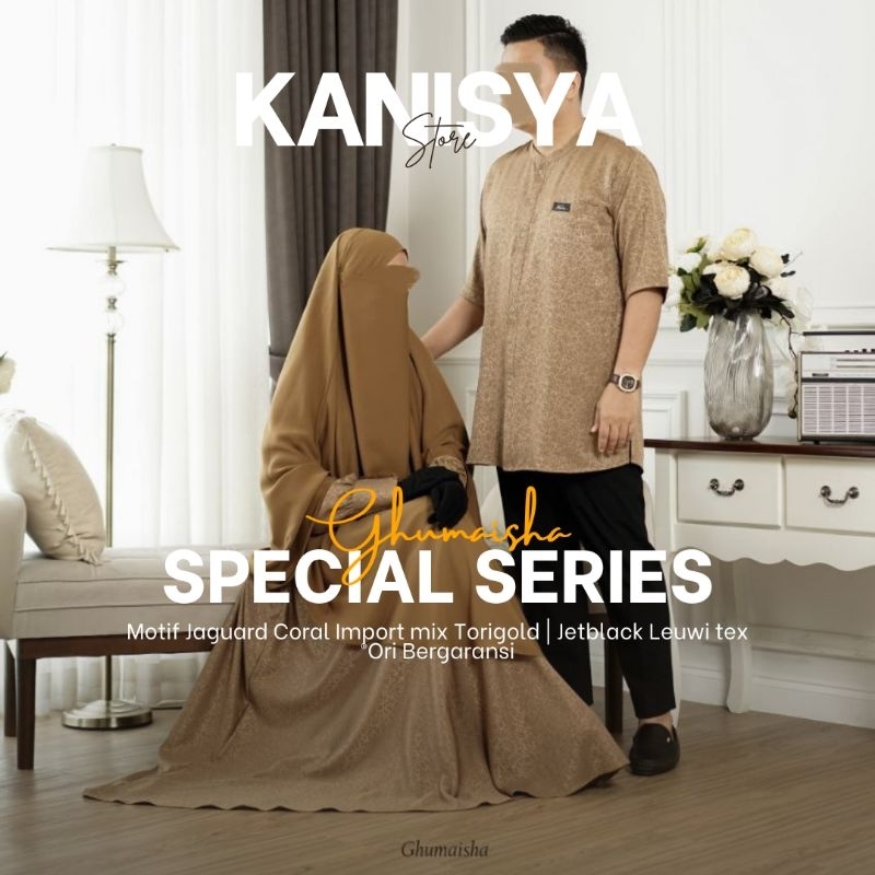 READY GAMIS SET KOKO LENGAN PANJANG COUPLE SPECIAL EID SERIES BY GHUMAISHA