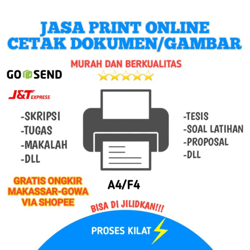 

Jasa Print Murah Dan Berkualitas Termurah SUL-SEL