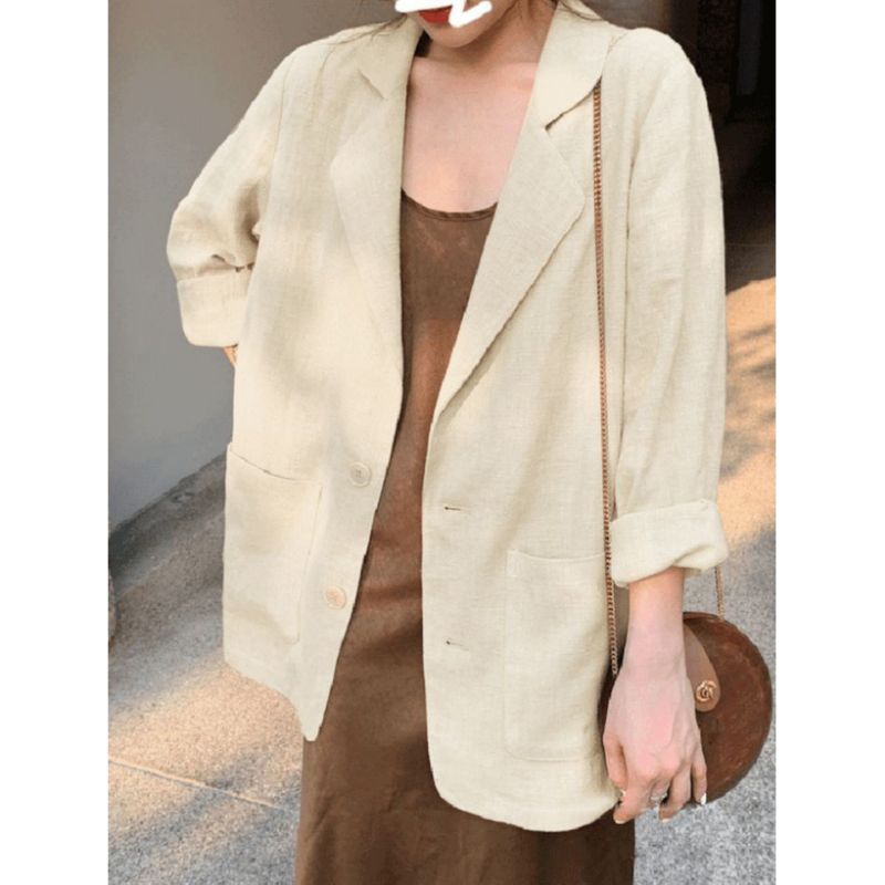 Yeona blazer | Blazer casual | Outer korea | Outerwear