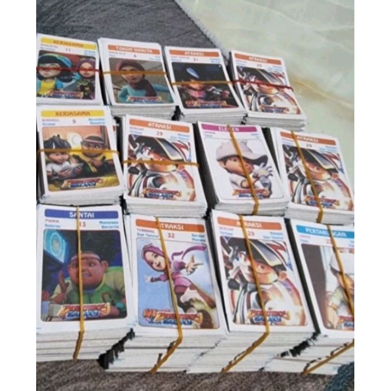 kartu kwartet kartu debokan. isi 320