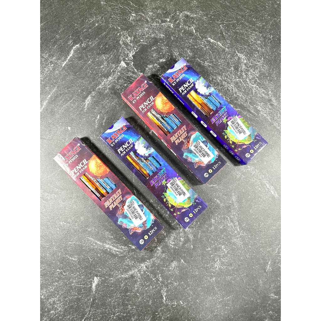 

(PAK)Pensil Kayagi 2B KY-PF3055 / Pensil Kayagi / 2B 1 Box 12 Pcs