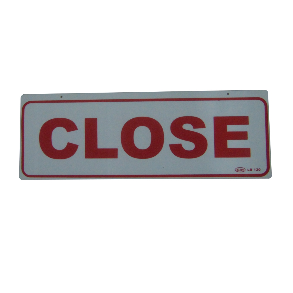 

GM LABEL CLOSE/OPEN LB-120 BESAR