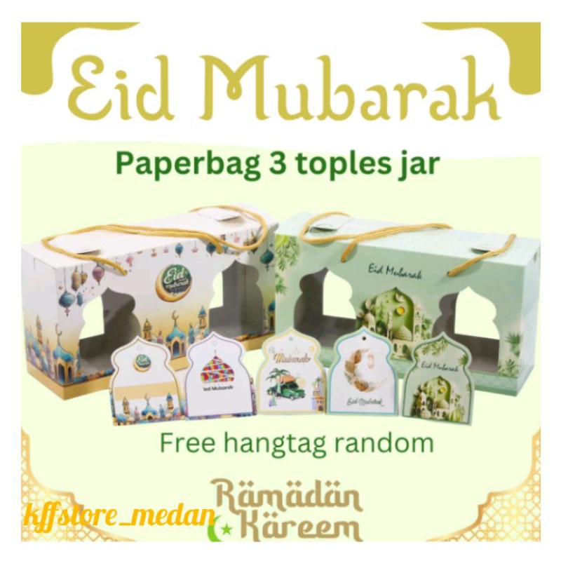 

Gable Box Eid Mubarak 27.5x9.3x14.5cm (per pcs)
