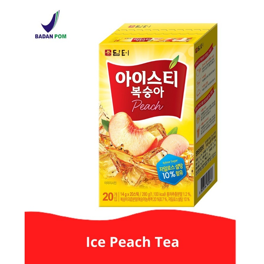 

Damtuh Ice Tea Peach (14gr x 20pcs) 240gr