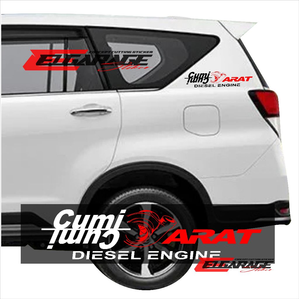 sticker mobil cumi cumi darat sticker cutting cumi cumi darat all tipe mobil diesel